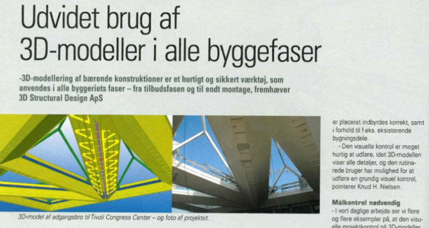 Udvidet brug af 3D-modeller i byggefaser